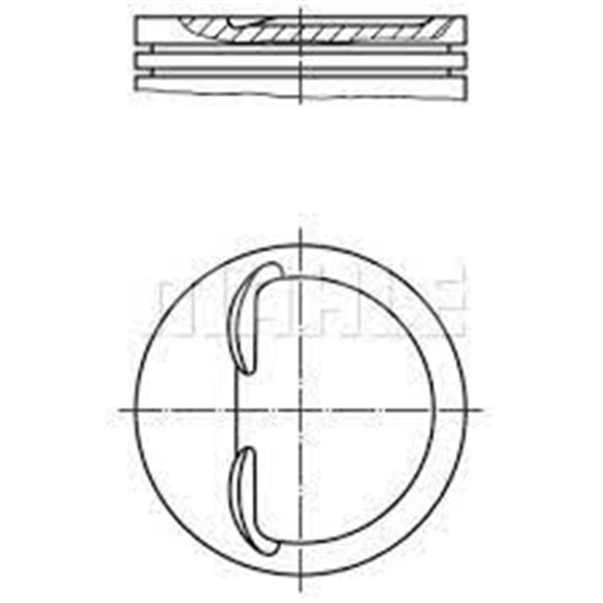Motor Piston+Segman Tmpr-Slx 1600 (86.40 Çap) Std