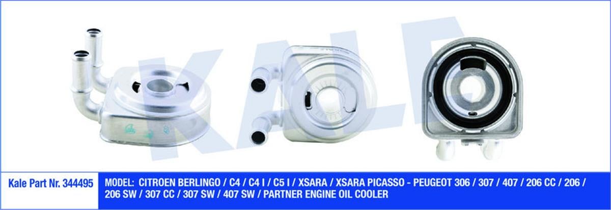 Motor Yağ Soğutucu 307-406-Partner-Berlingo-C4-C5-Xsara 1.9D Dw8