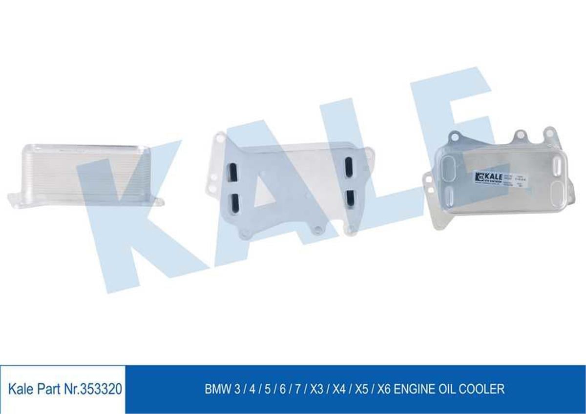 Motor Yağ Soğutucu Bmw 3-4-5-6-7-X3-X4-X5-X6-F30-F30 Lci-F31-F31 Lci-F34 Gt
