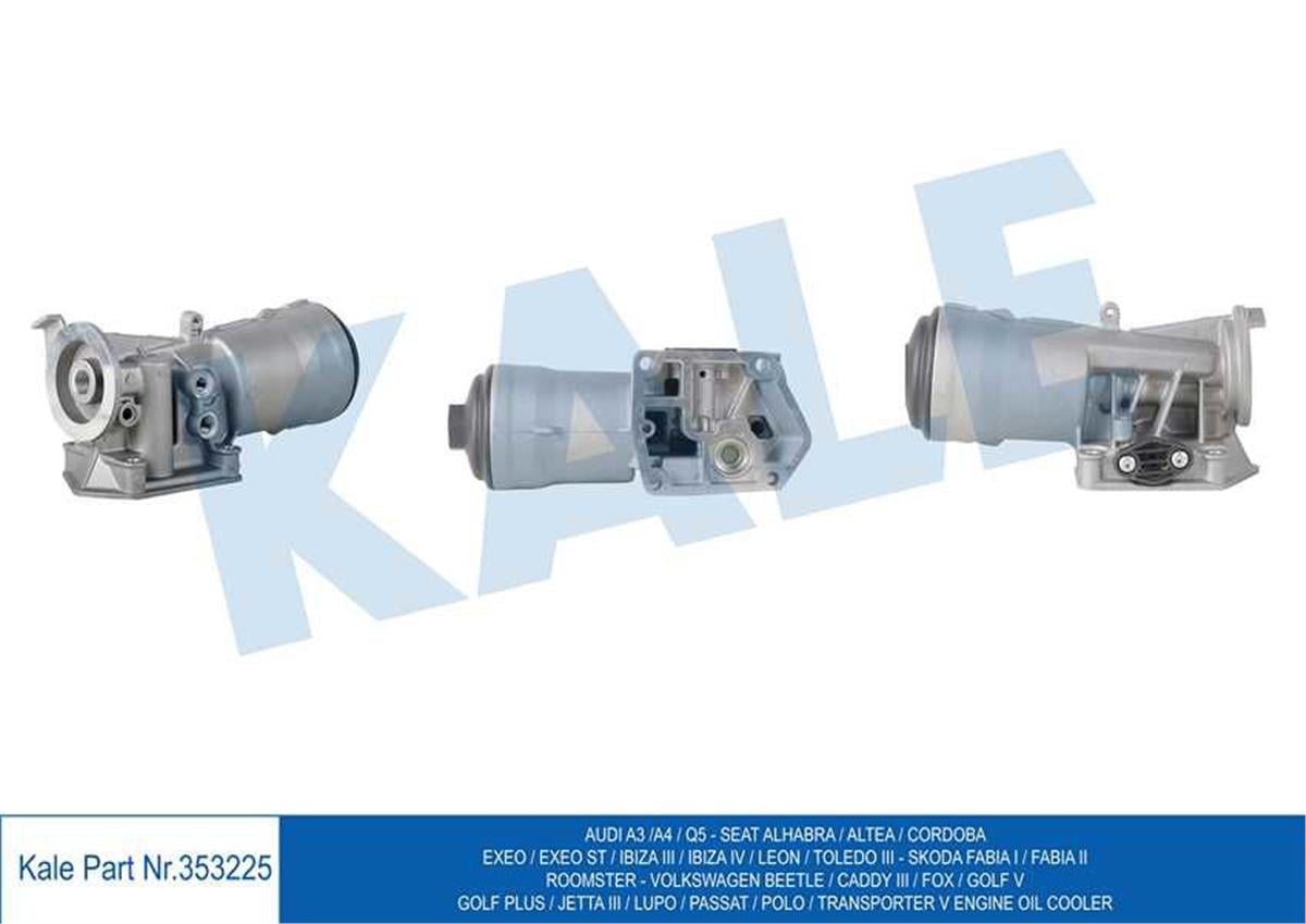 Motor Yağ Soğutucu Caddy 3-Golf 5-Jetta Iıı-Passat-T5-A3-A4-Q5-Altea-Cordoba-I