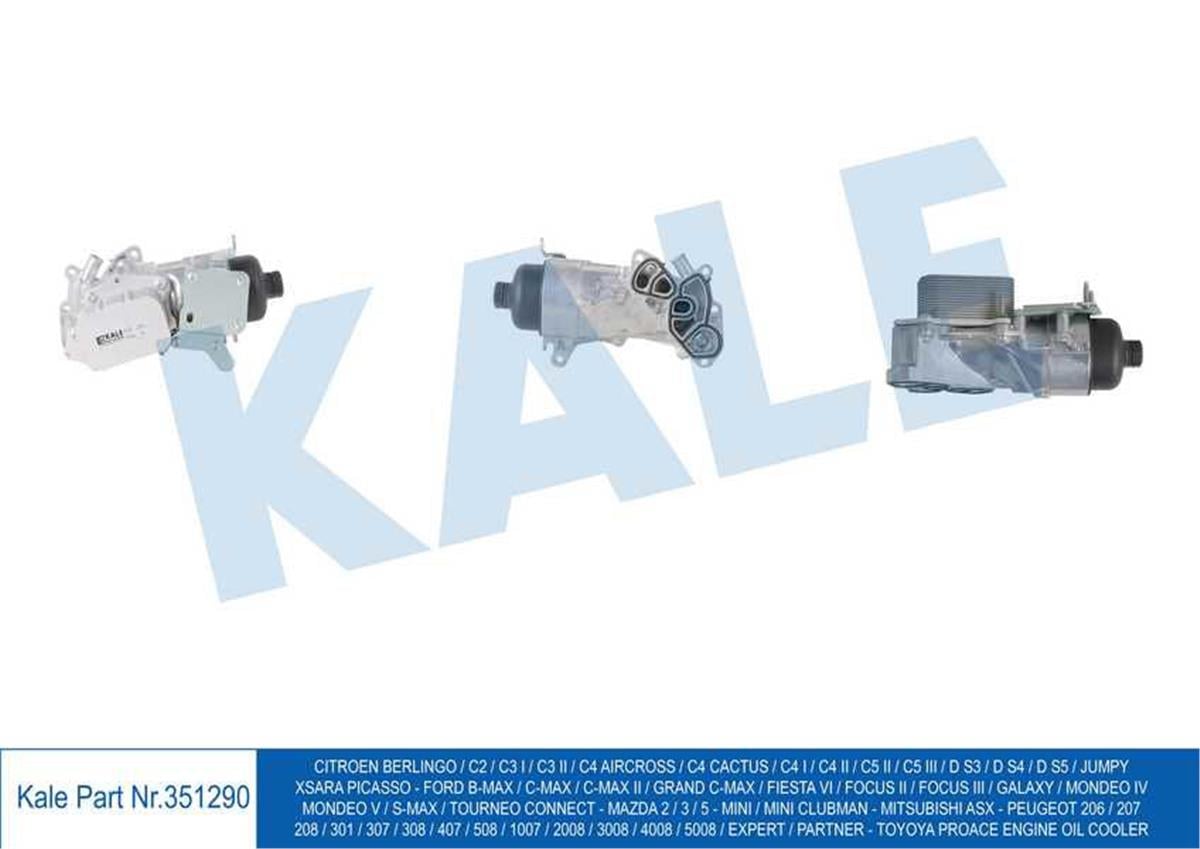 Motor Yağ Soğutucu Part-Berl-Fiesta 6--Focus-Connect-C2-C3-C3-C4-C5-Ds3-Jumpy-P3