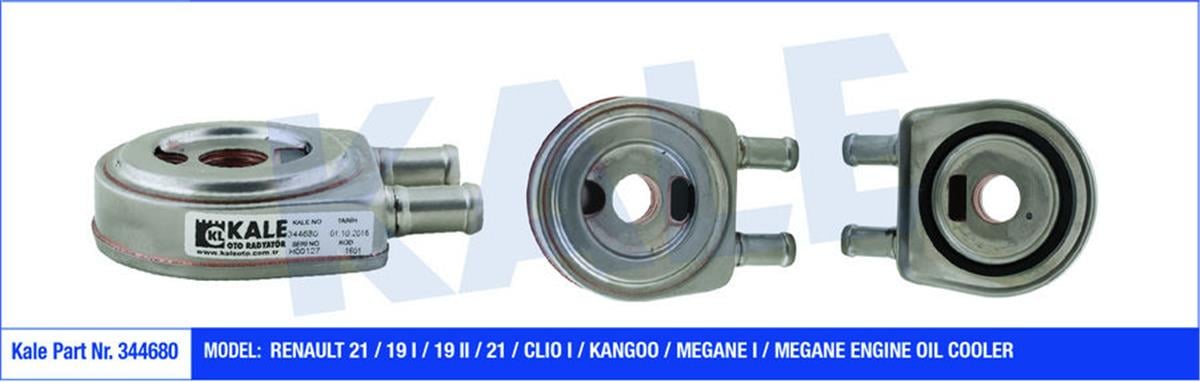 Motor Yağ Soğutucu R21-R19-Clio I-Kango-Megane 1 1.9D