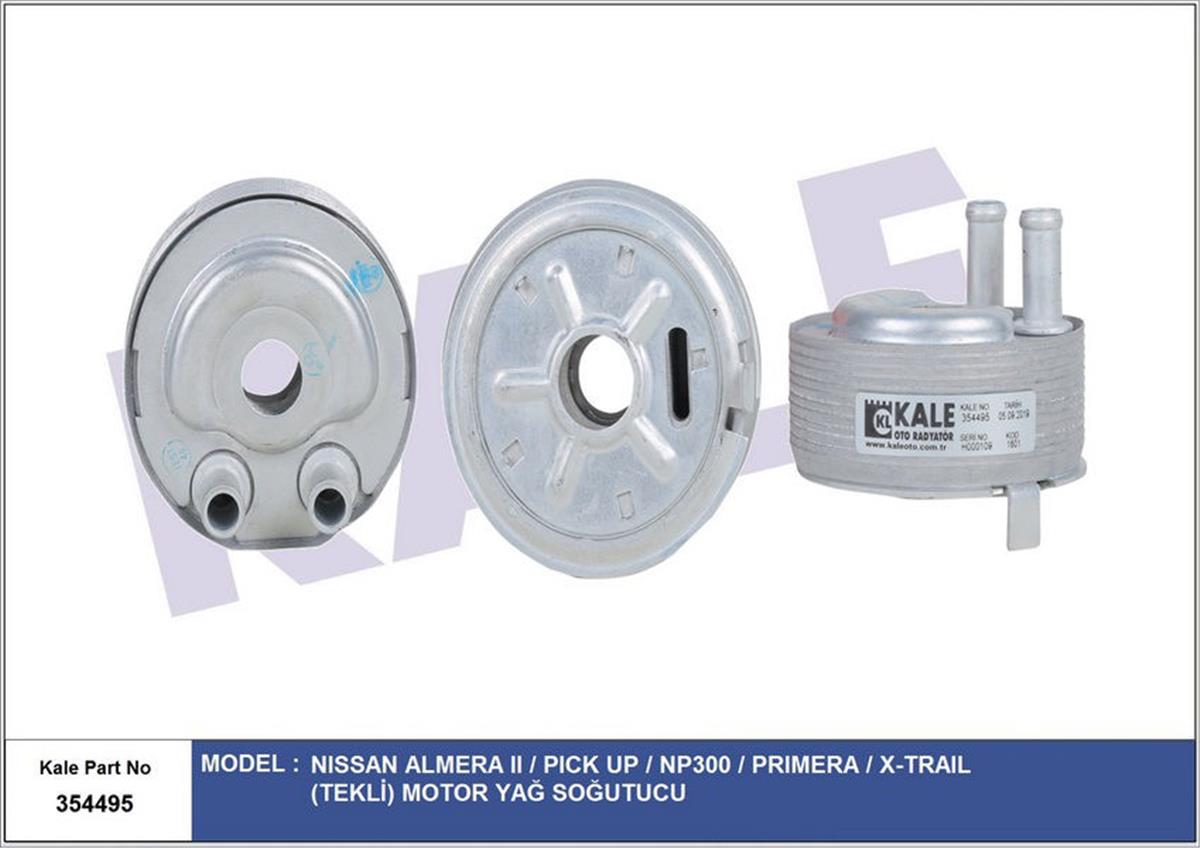 Motor Yağ Soğutucu Soğutucu Nıssan Almera Iı-Piç K Up-Np300-Prımera-X-Traıl