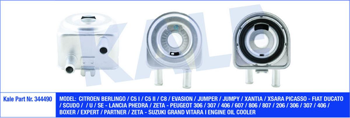 Motor Yağ Soğutucusu Partner-Berlingo-C5-C8-206-306-307-407-Xsara-Boxer-Jumper-E