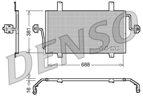 Opel Movano A Klima Kondanseri DENSO