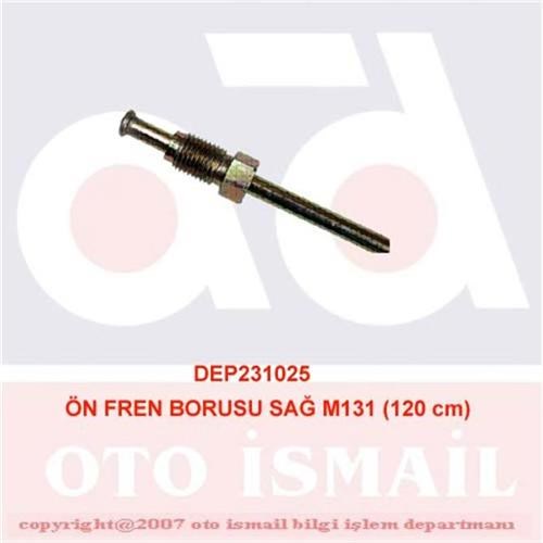 Murat 131 Ön Fren Borusu Sağ 120 cm DEPAR