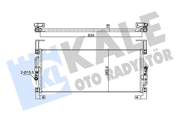 Chrysler Neon Klima Kondenseri KALE-RADYATOR