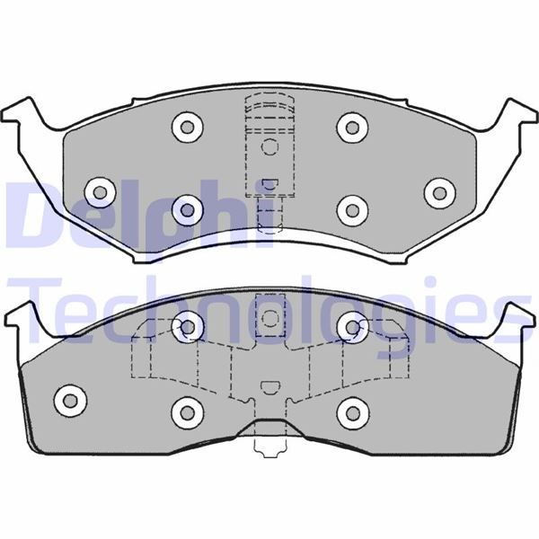 Chrysler Neon Voyager Ön Fren Balatası DELPHI