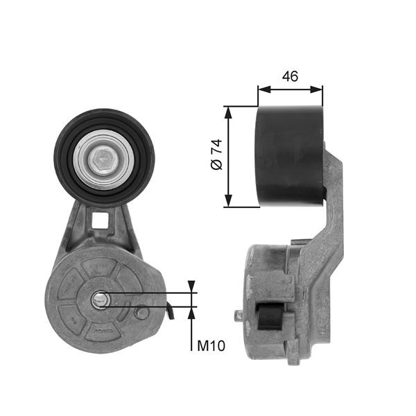 Chrysler Neon Sebring Eksantrik Gergi Kiti GATES