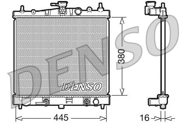 Nissan Micra III K12 Motor Su Radyatörü DENSO