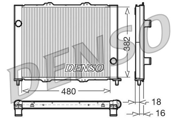 Nissan Micra 3 Motor Su Radyatörü Modülü DENSO