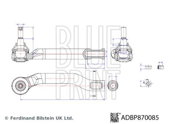 Nissan Micra K13 Rot Başı Sağ BLUEPRINT