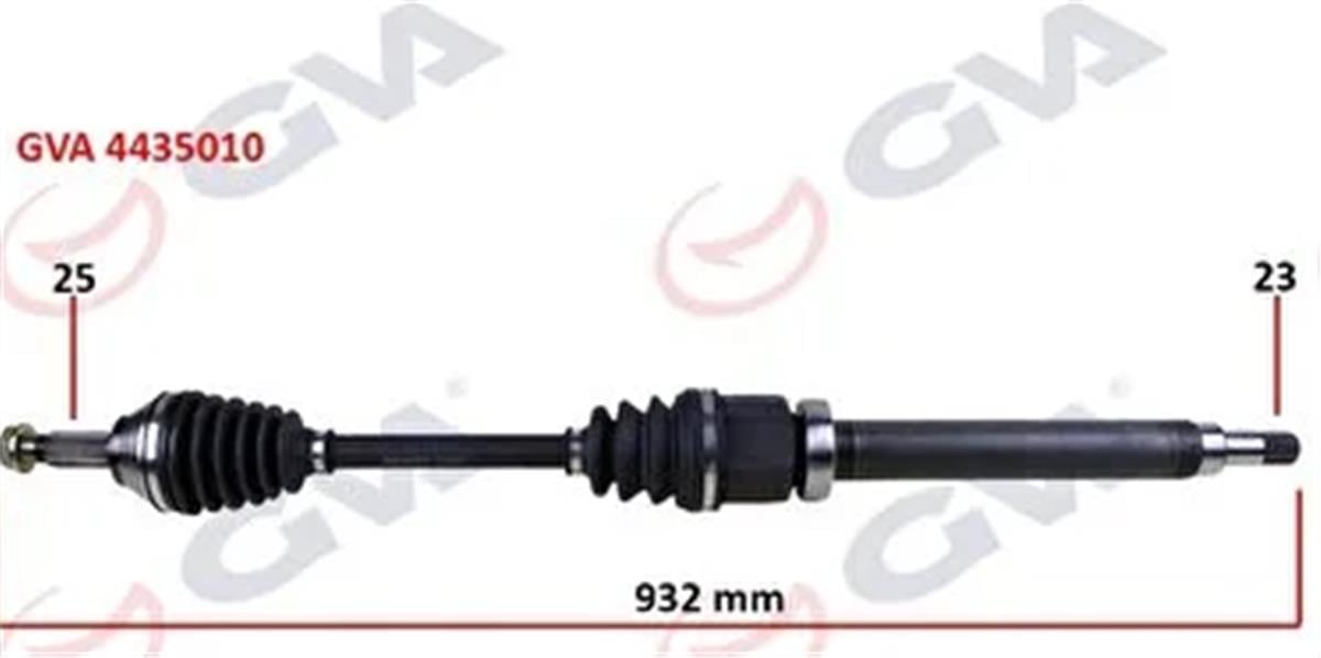 Ön Aks Komple Sağ Ford Focus 1 1.4 16V-1.6 16V-1.8 16V-1.8Tdcı 98 04 934Mm
