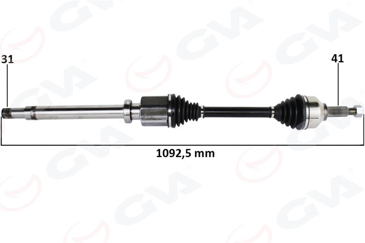On Aks Komple Sağ Tourneo Custom 2.2 Tdci-2.0Tdci 155Hp Uzun Şase 12 Kk213b436ba