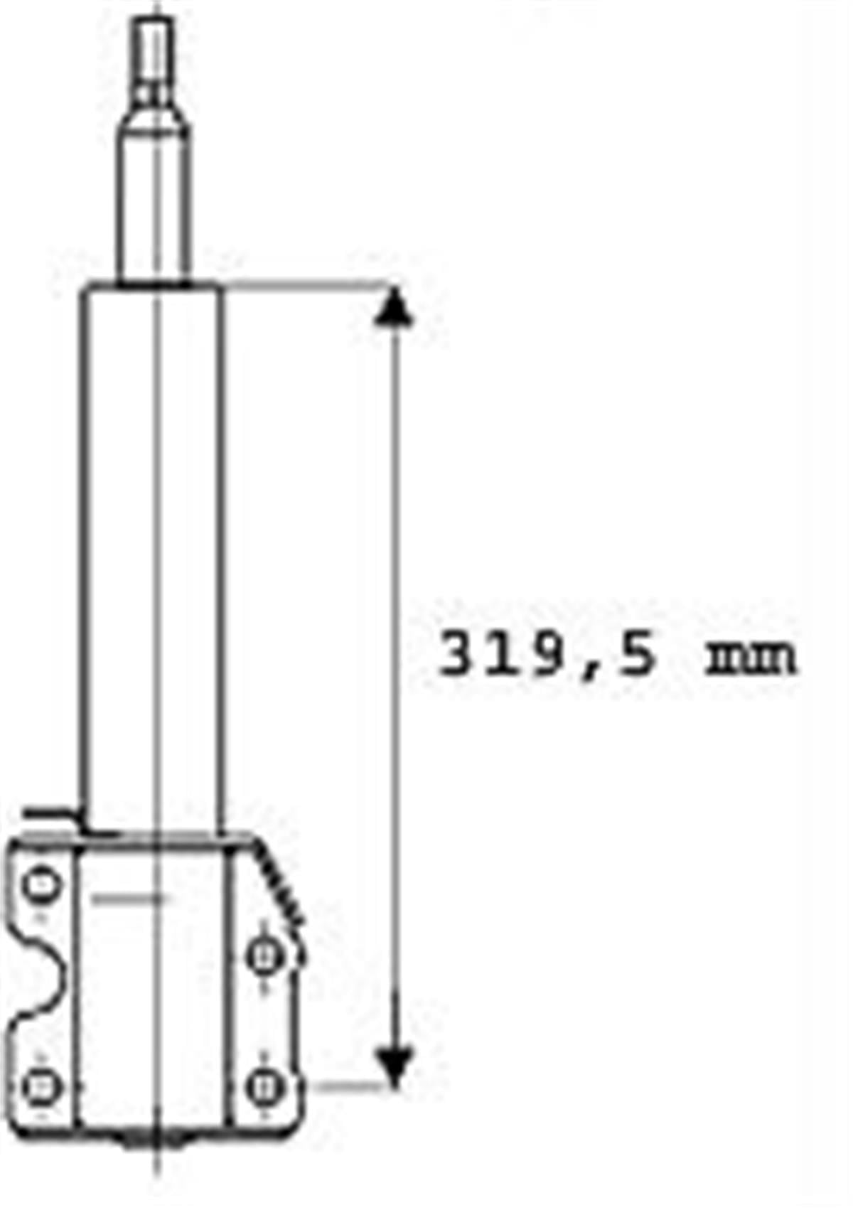 Ön Amortisör L/R Vw Lt28 35 46 97 06 Mr Sprınter Serisi 200 300 400 95 5.06