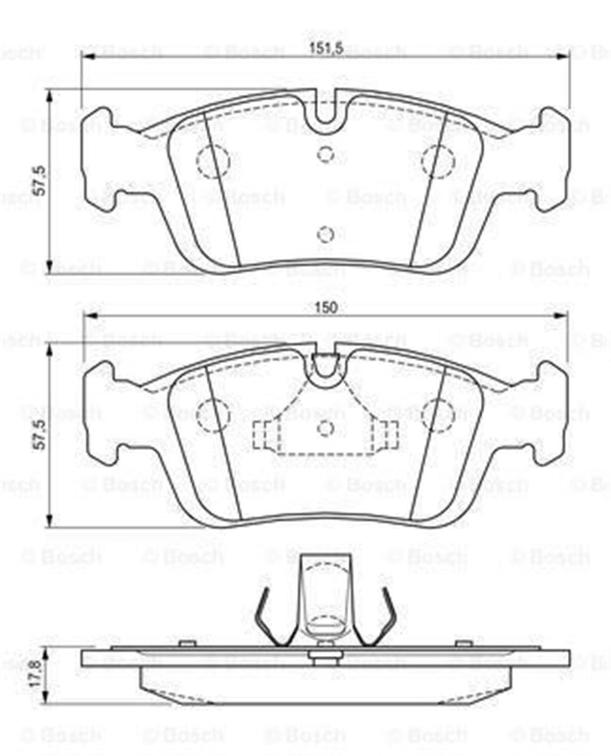 Ön Balata Bmw E36 90-98 E46 98-05 E85 Z4 03 Gdb1348 Gdb1625