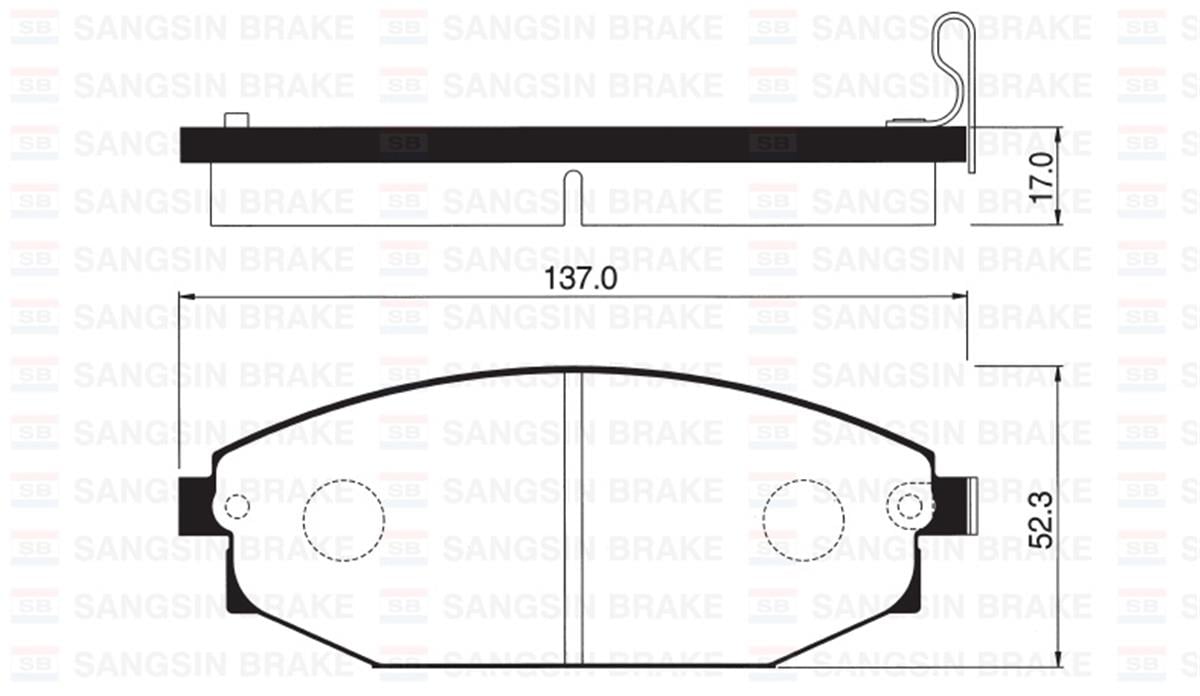 Ön Balata Disk Hyundaı Galloper I-Iı 2.5Td-3.0 V6 91-03 -Toyota Hılux Pıc 2.5 D-