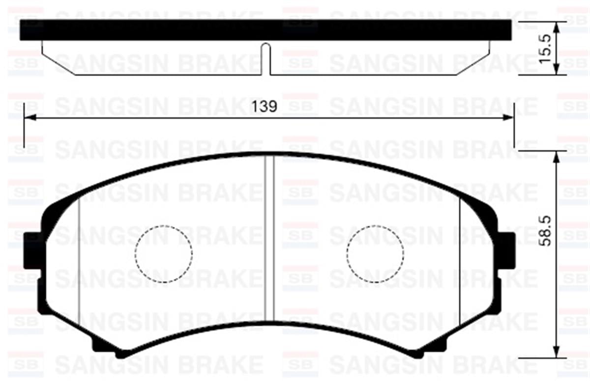 Ön Balata Disk Mıtsubıshı Pajero Montero 99 /Mazda Mpv 3.0Cc-E2200 99 /Isuzu D-M