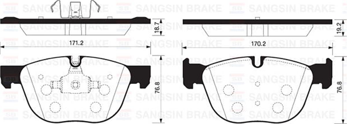 Ön Balata E70 X5 3.0D-3.0Si-4.8İ 07-13 E71 X6 35İ-30D-35D 08 F15 13 F85 13 F16 1