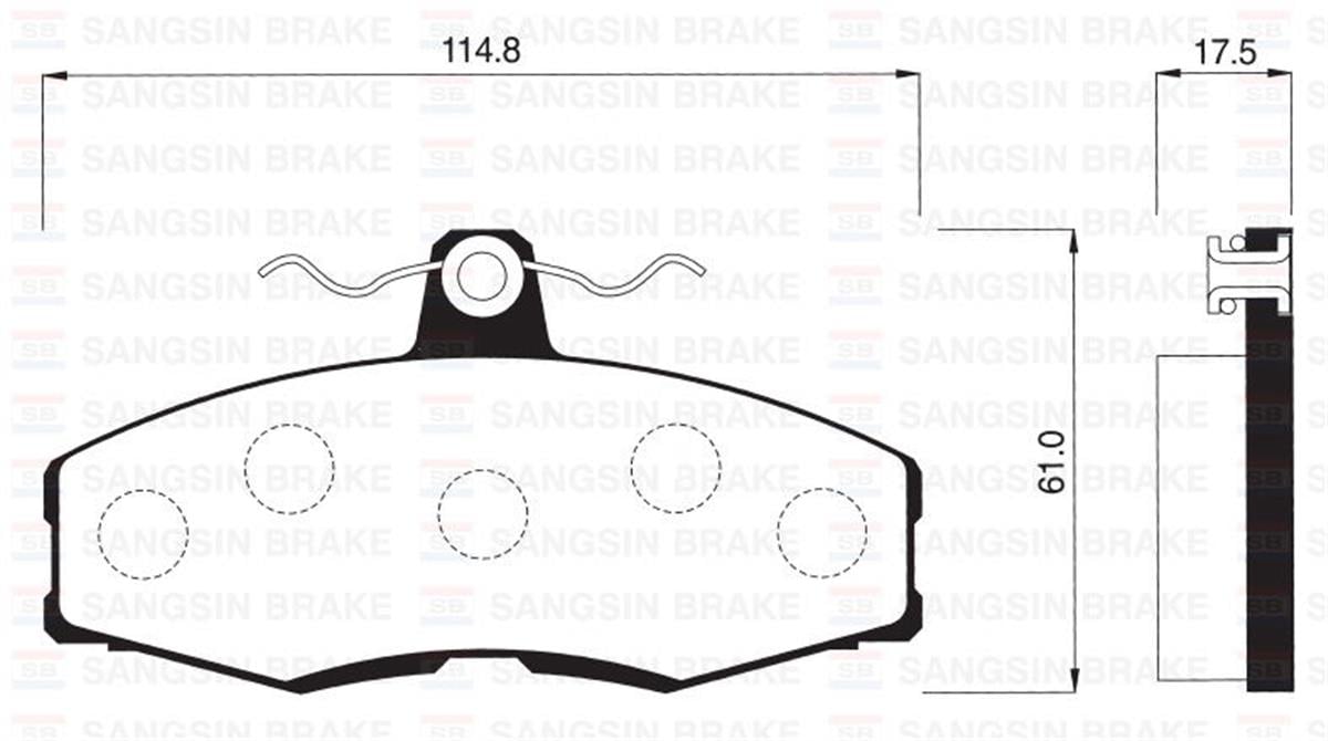 Ön Balata Favorıt 1.3 88-97 Ford Sıerra 1.3 1.6 2.0 86-93 Gdb473
