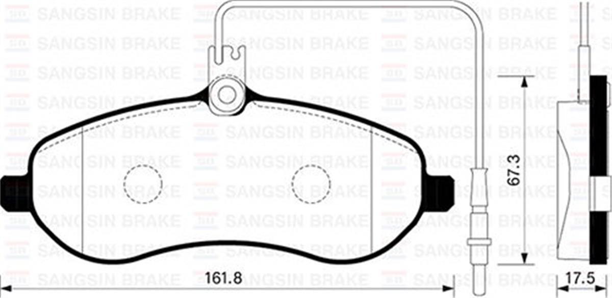 Ön Balata Fişli Expert-Scudo-Jumpy-1.6-2.0 Mtj 07 Abs Siz Gdb1718
