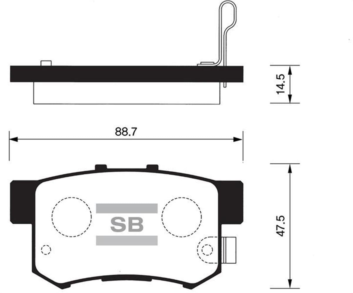 Ön Balata Honda Accord 2.0İ 93-98 Rover 600 618İ Si 96-99 620Si 93-99 620Sdi 94-