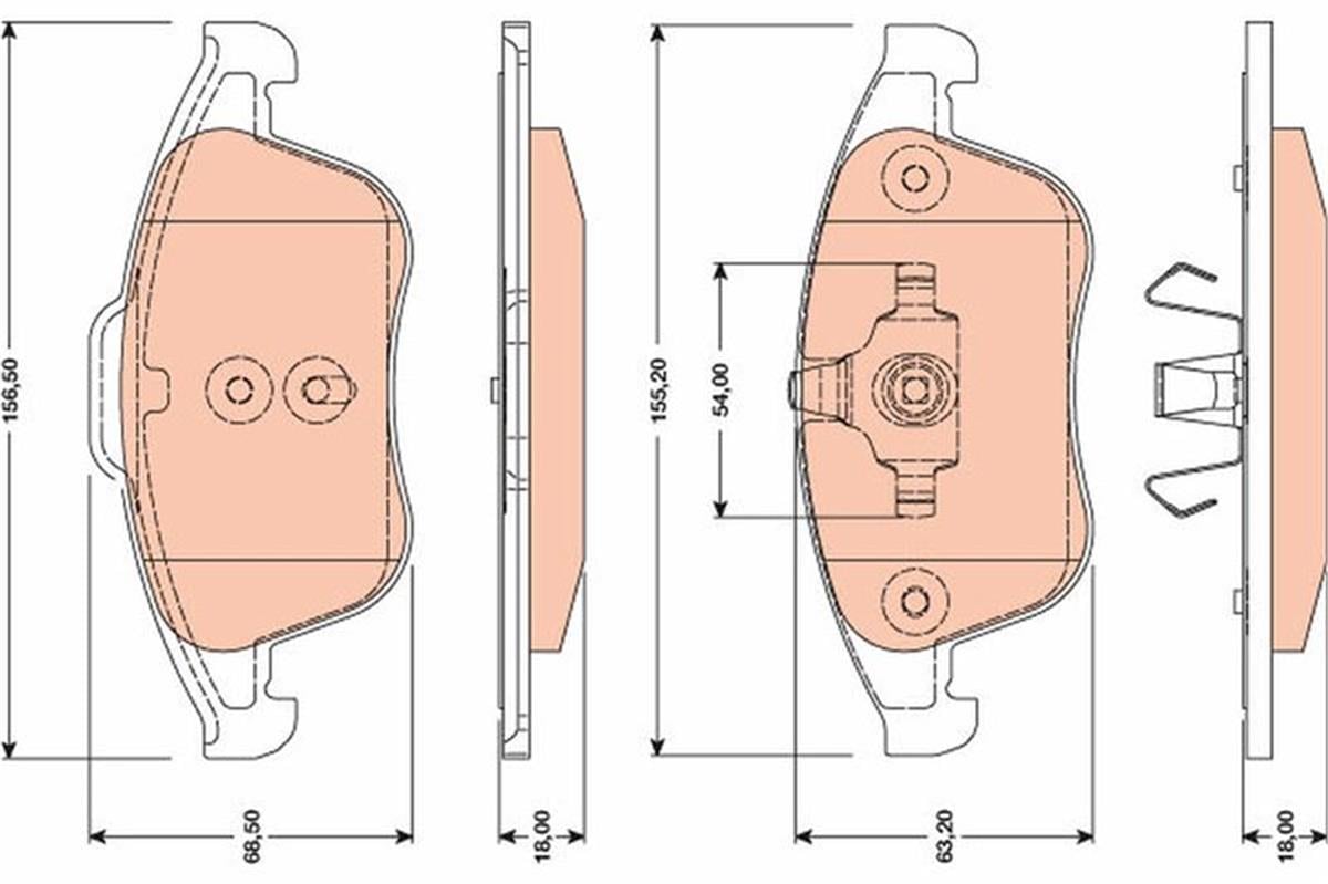 Ön Balata Lgn Iıı 2.0-3.0 Dcı 10/07 Lgn 3.0Dci 12 Latıtude 3.0Dci 11