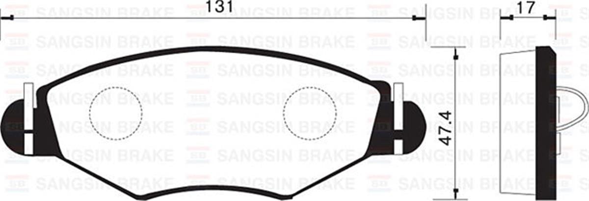 Ön Balata Peugeot 206 1.4 1.6 98 P306 1.4 1.6 93 Gdb1500