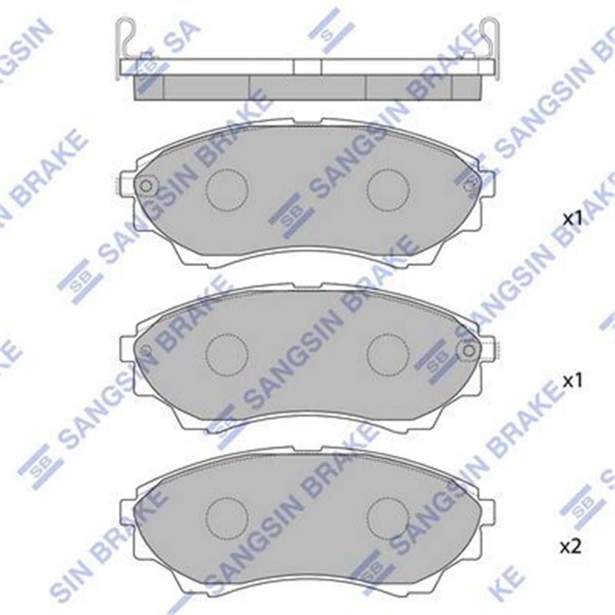 Ön Balata Ranger 2.5Td 02-06 2.5Tdci 06 3.0Tdci 06 Mazda B-Serıe 2.5 D-2.5Tdci-3