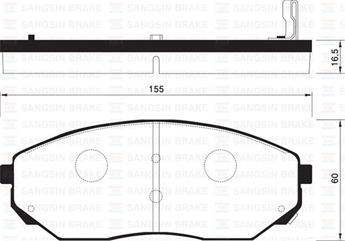 Ön Balata Sorento 2.5 Crdı 3.3 3.5 V6 2.4 02 Gdb3343-Gdb3452