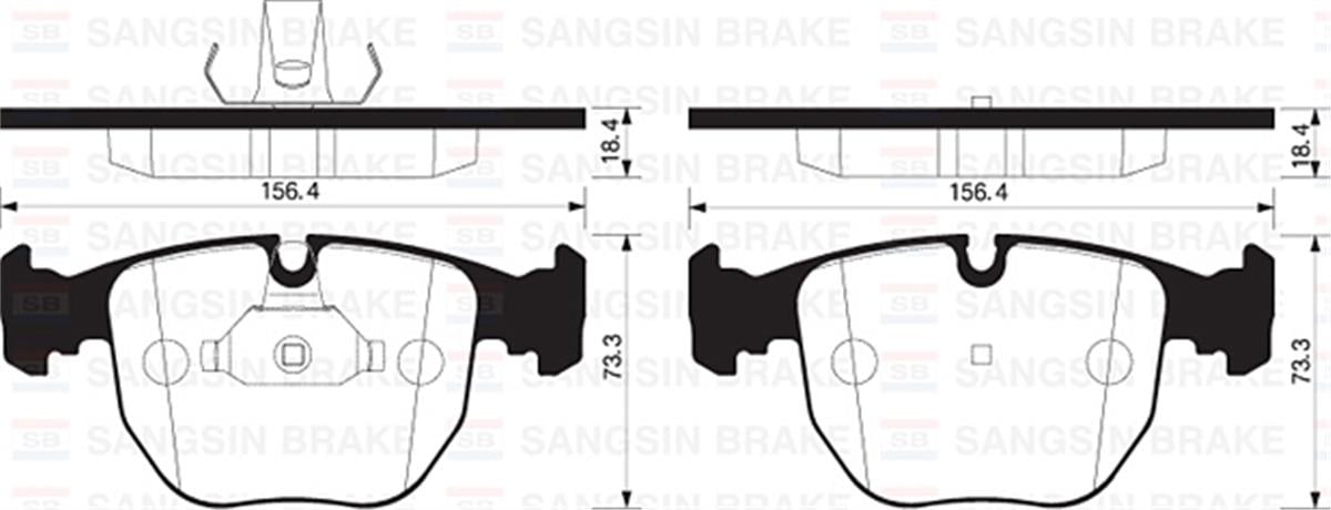 Ön Balatası Bmw E39 520İ-520D-530 96-04 X5 3.0İ-4.4-3.0D 00 X3 E83 3.0Sd-35D 06