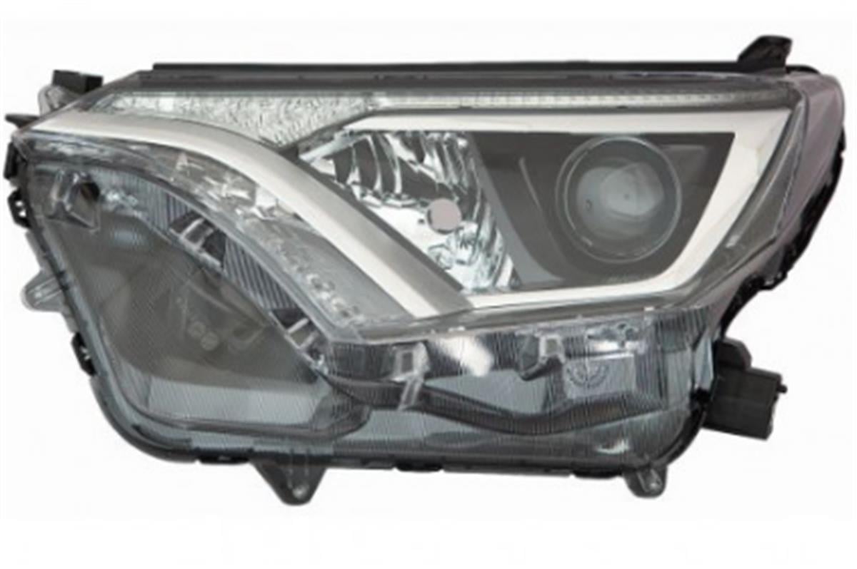 On Far Sol Motoru Uzerınde Toyota Rav4 16- Ledlı Tıp Sıyah