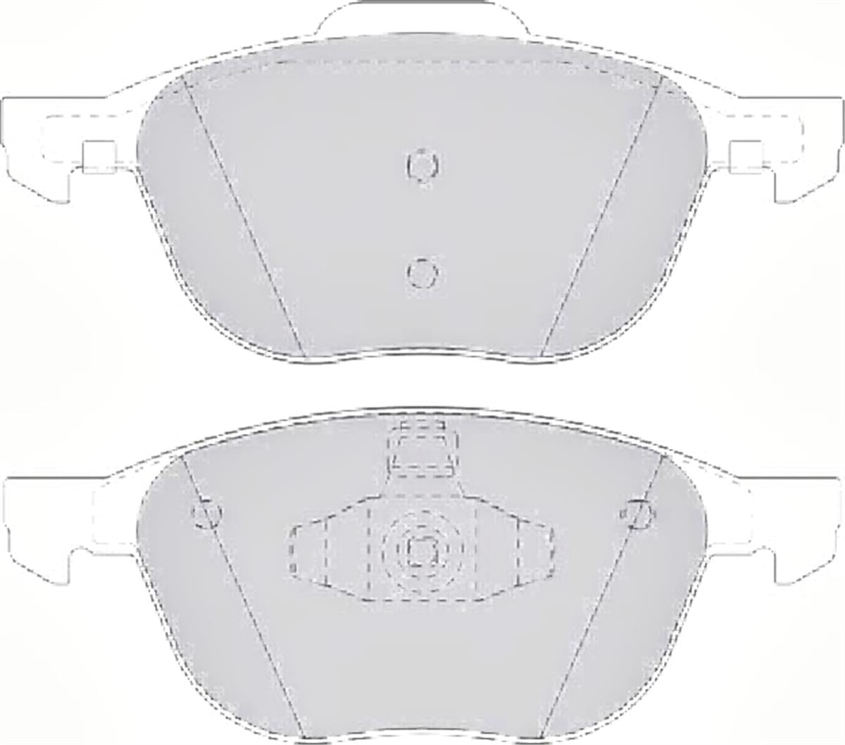 On Fren Dısk Balata  Ford   Focus Cmax 04-15   Mazda3 03/10  Volvo S40-V50-C30-C