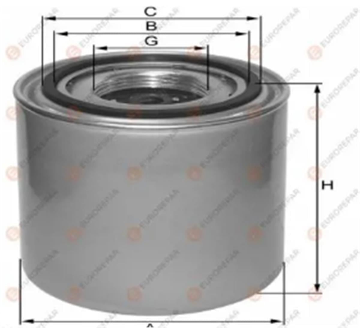 Opel Grandland X Crossland X Combo E Yağ Filtresi Eurorepar 1.2 Benzin / 1.5... 3647177