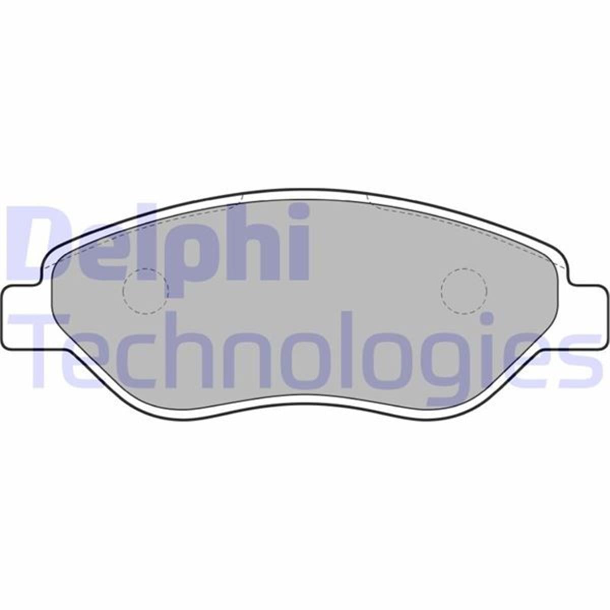 Opel Corsa C-D Fren Balatası Delphi (150Mm, 2003-2009)