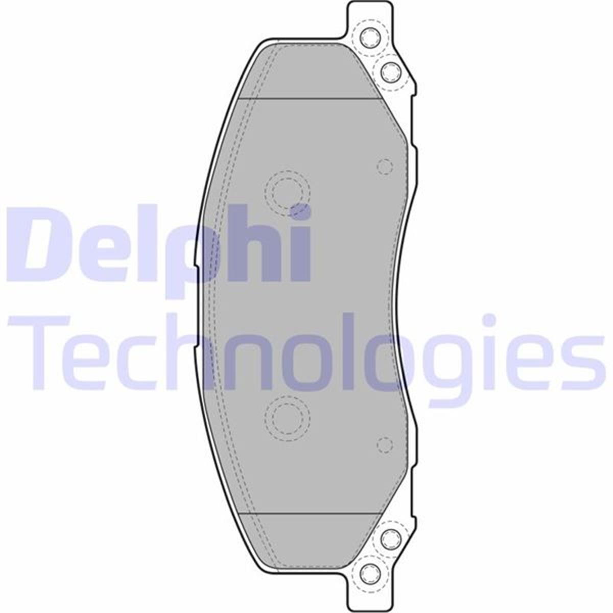 Opel Insignia Saab 9-5 Fren Balatası Delphi 184Mm Ön