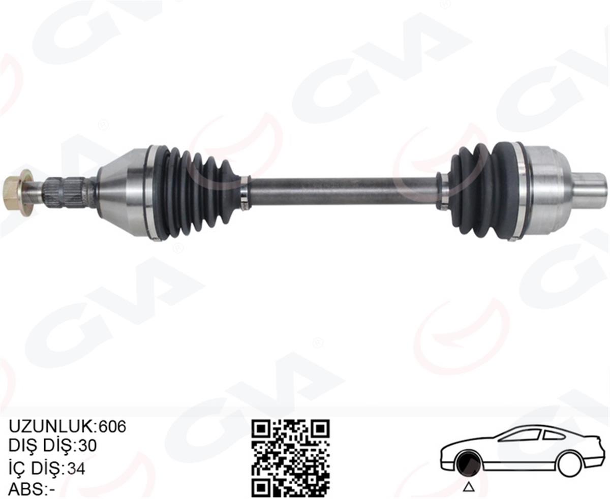 Opel Insignia 1.6 T (08-) Komple Aks Ön Sağ 13265648-22796274-374933