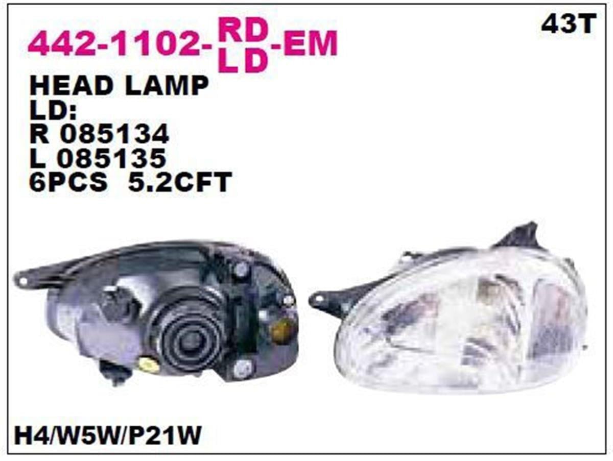 Opel Corsa B Far Sağ Depo 1993-2000 1216489