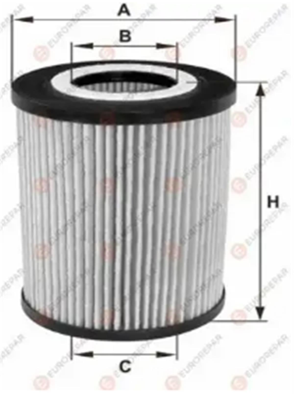 Opel Corsa C Combo C Astra G H Yağ Filtresi Eurorepar (Y17dt, Z17dt) 5650380