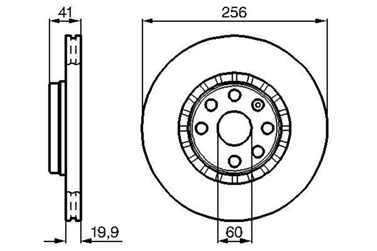 Opel Astra F Ön Fren Aynası 90511128-569055-569046-9042172