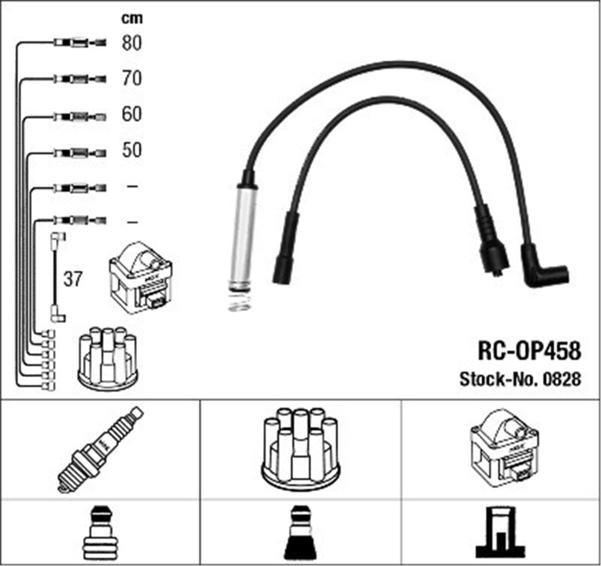 Opel Corsa A 1.2İ 89-93 Buji Kablosu Ngk