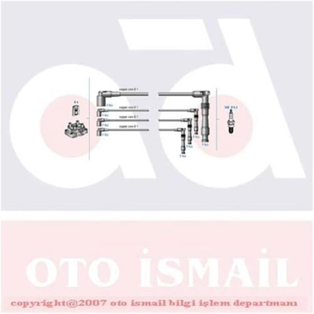 Opel Vectra B Astra F Corsa Buji Kablo Tk 1612561