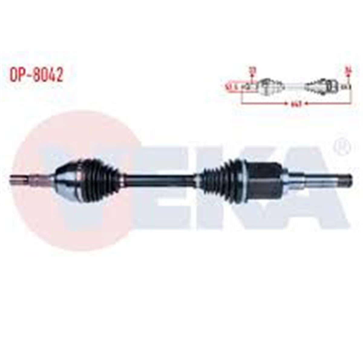 Opel Astra J 1.6 Komple Aks Sol Veka