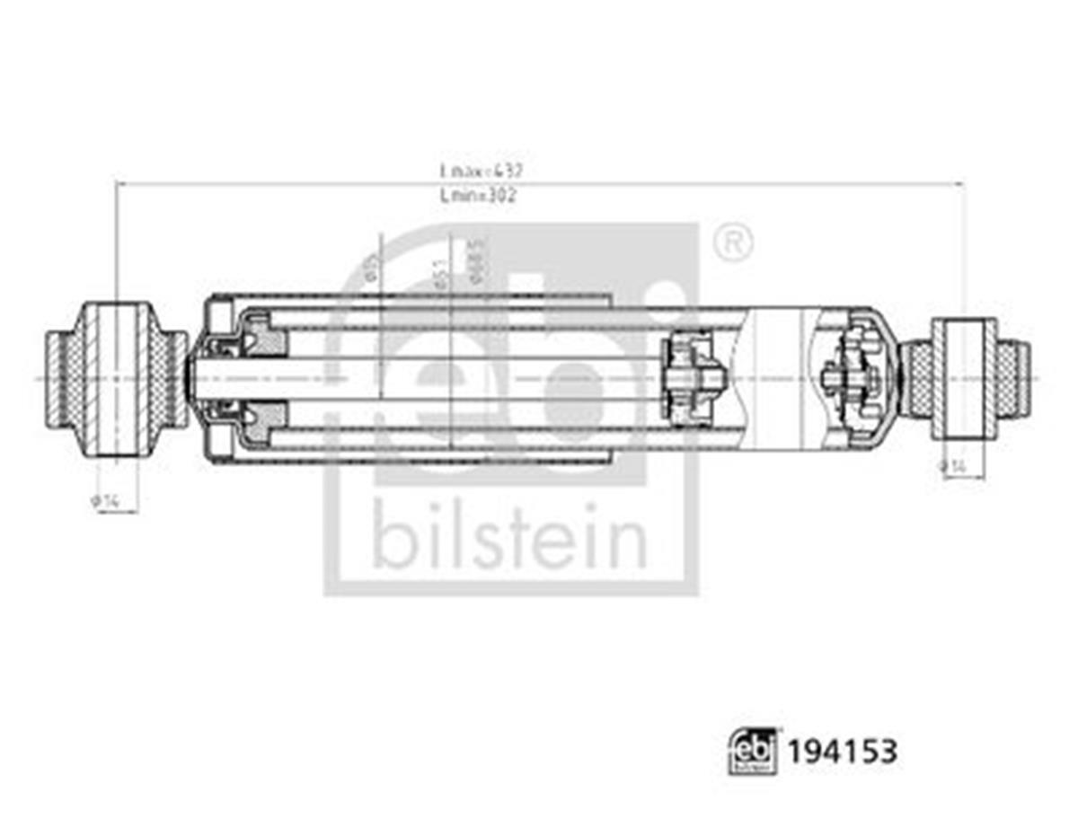 Renault Master 3 Opel Movano B Arka Amortisör 4408112-4419309-562100015R-562