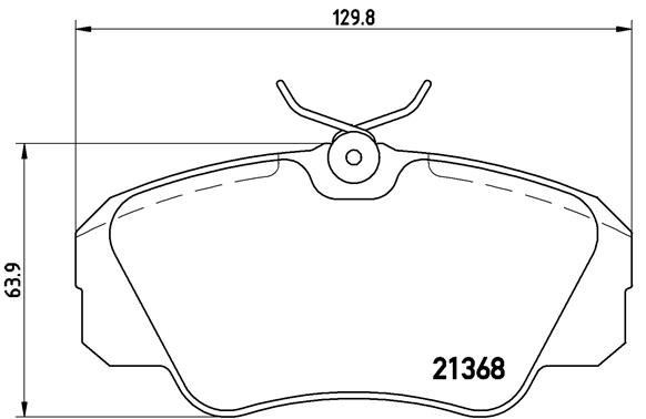 Opel Ön Fren Balatası Low-Met BREMBO