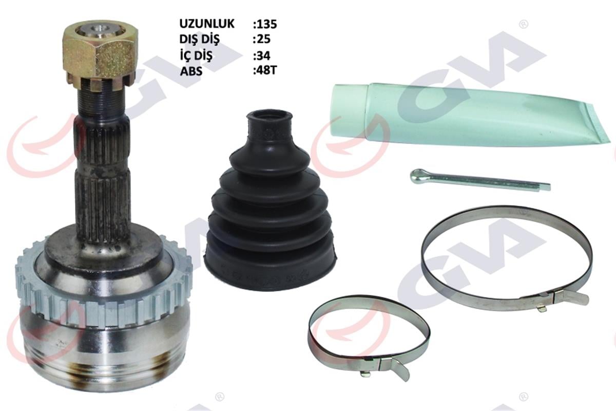 Opel Corsa B C Combo B C Tigra B Meriva A Dış Aks Kafası 374377-374218-93172150