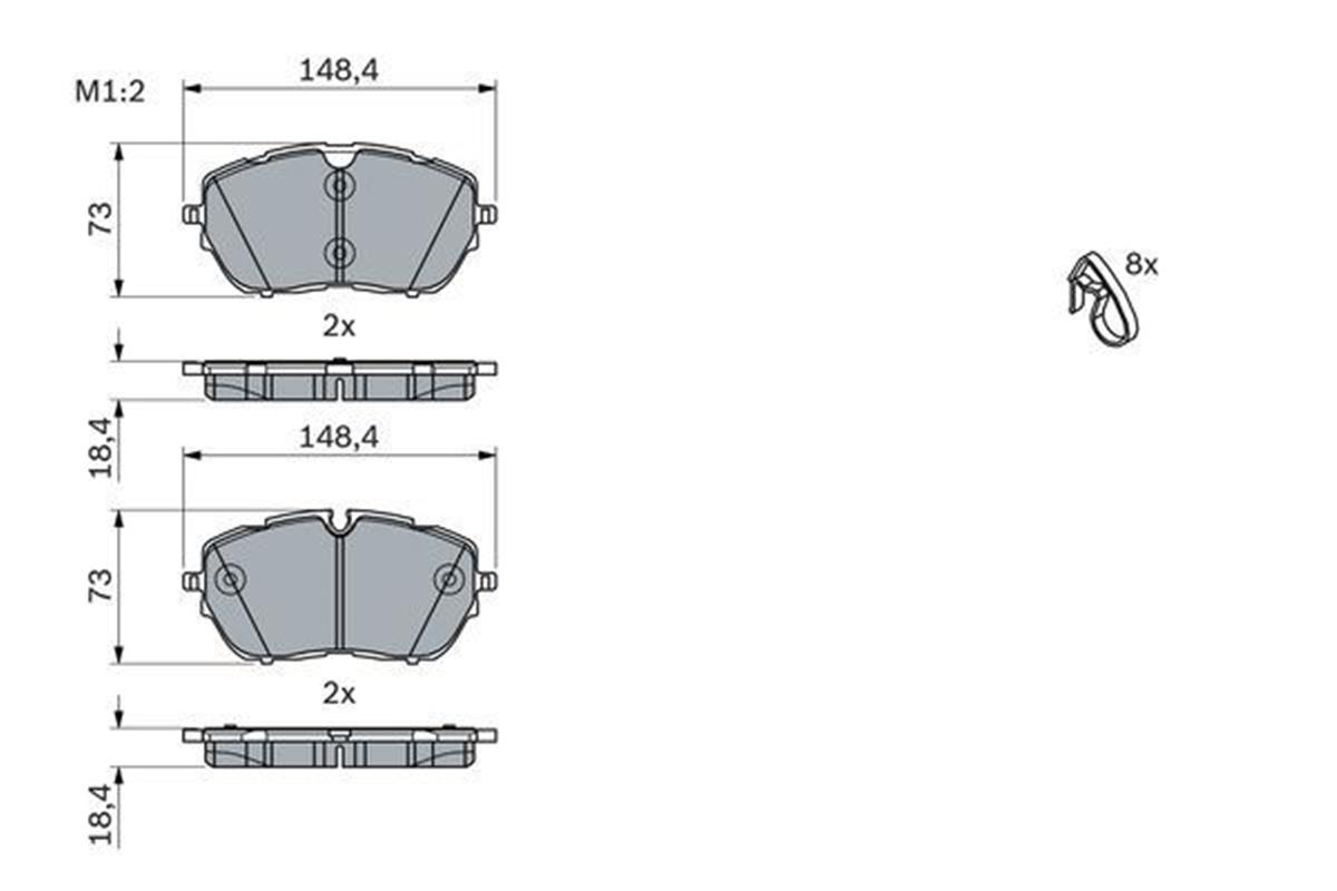 Opel Astra L (2021>) Ön Fren Balatası 330Mm 1647859680-1612373080-16478771