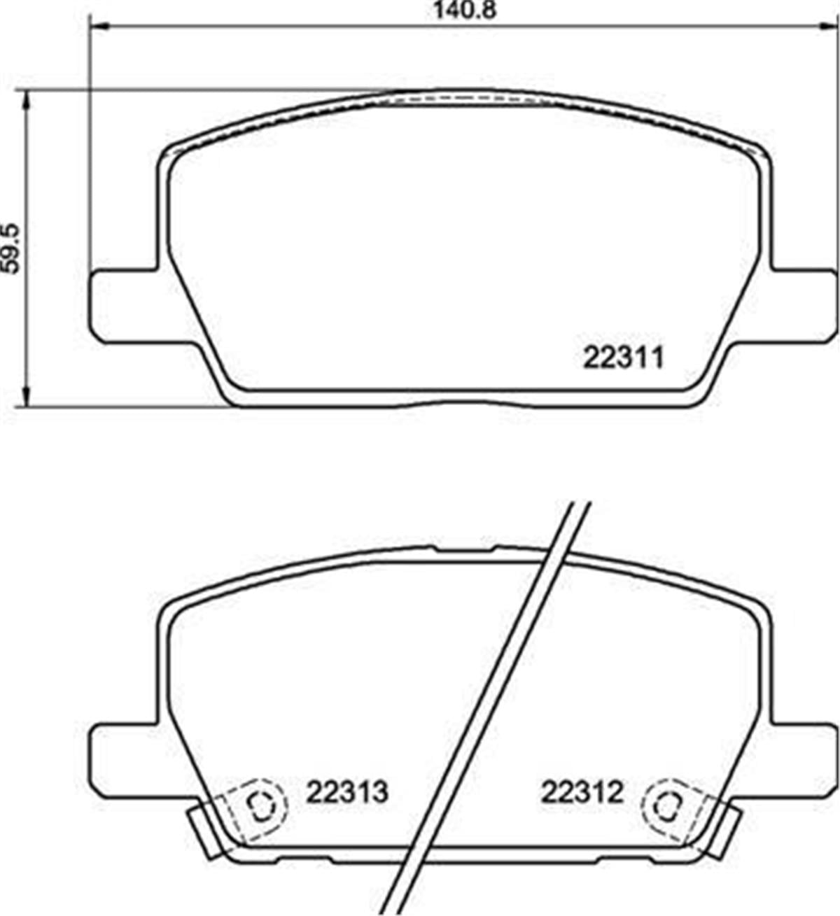 Opel Mokka (13>) Chevrolet Trax (13>) Ön Fren Balatası 42566753-1680880680