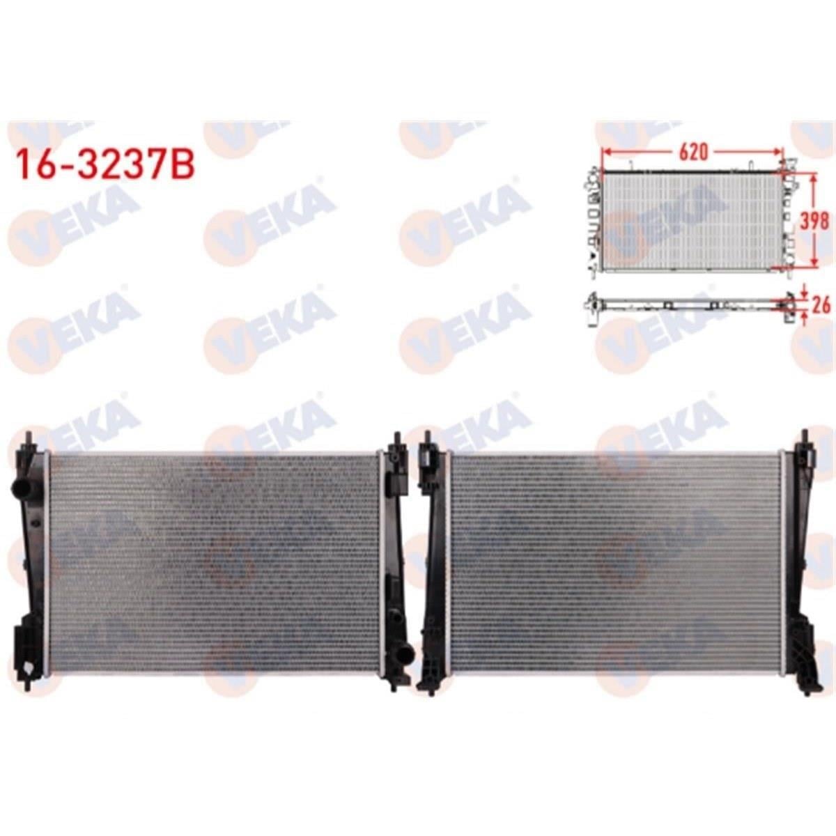 Opel Corsa D Fiat Grande Punto Radyatör Su Deposu Veka 1.3 Ctı-Mtj 1300415