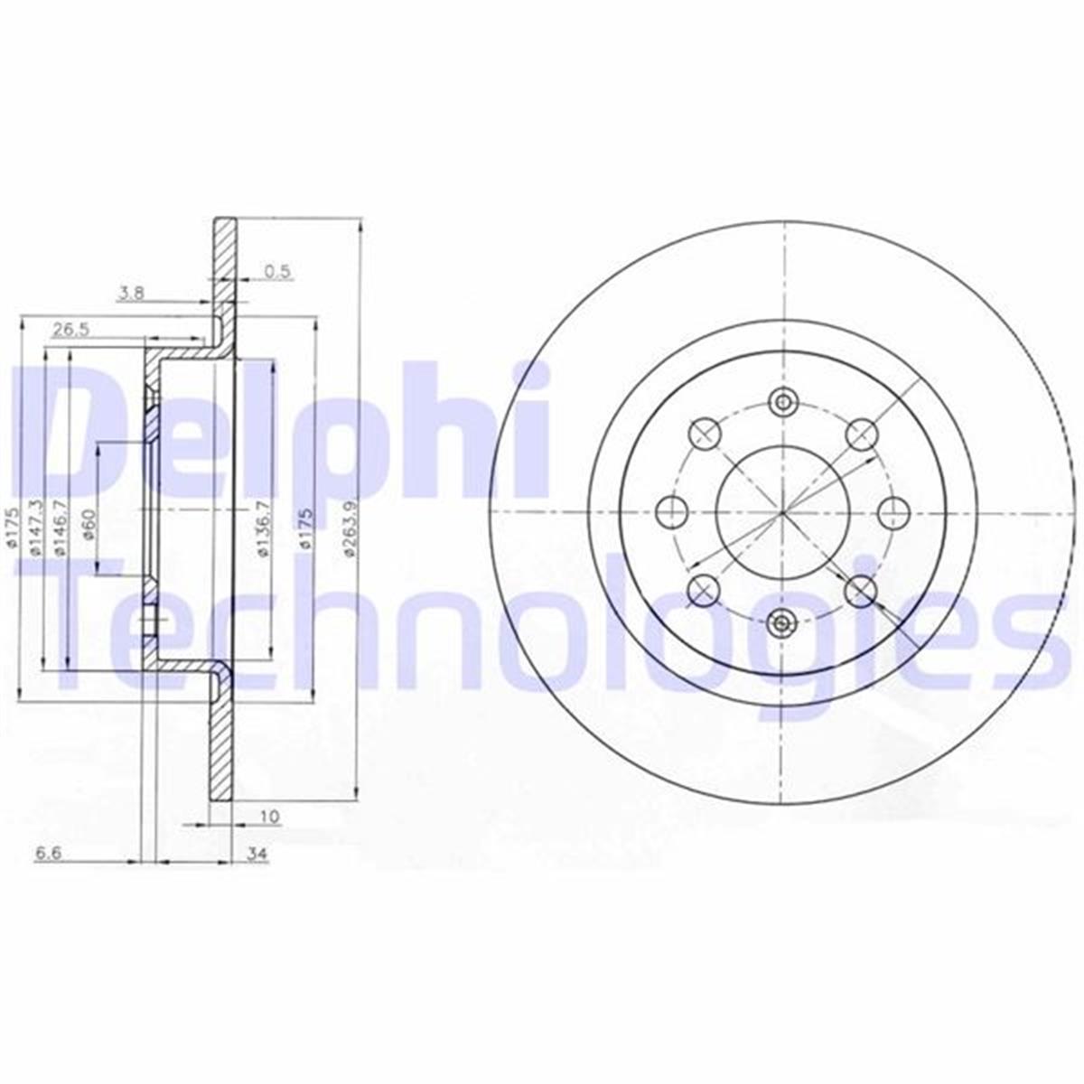Opel Corsa E (2014>) Fren Aynası Arka 93167282-569097-55700593-50902